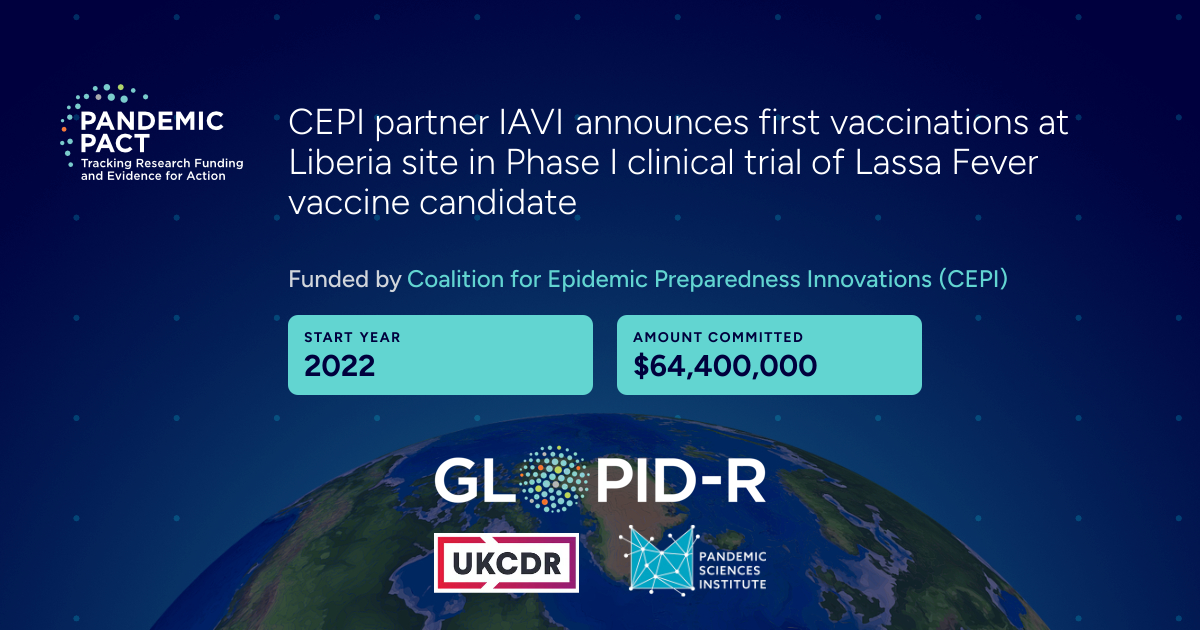 CEPI partner IAVI announces first vaccinations at Liberia site in Phase ...